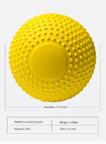 Dog Toys Balls, Herding Ball for Dogs,Almost Indestructible Dog Ball, Outdoor Christmas Durable Dog Toys ，Interactive Balls for Small/Medium Dogs, Dog Ball Float On Water Fetch Bouncy Solid in Saudi Arabia