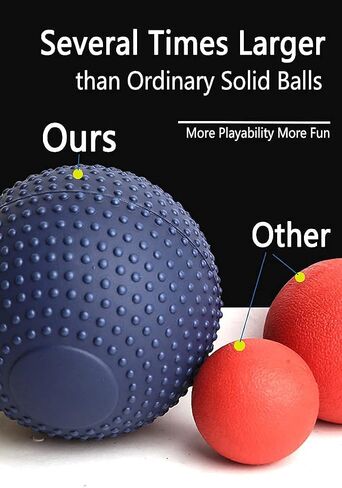 Dog Toys Balls, Herding Ball for Dogs,Almost Indestructible Dog Ball, Outdoor Christmas Durable Dog Toys ，Interactive Balls for Small/Medium Dogs, Dog Ball Float On Water Fetch Bouncy Solid in Saudi Arabia