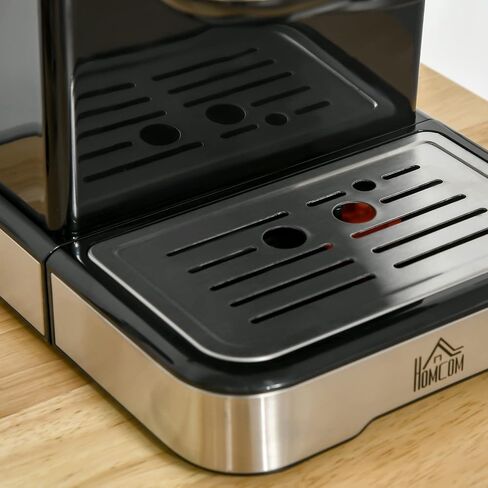 ماكينة اسبريسو هومكوم مع عصا رغوة الحليب، ماكينة صنع القهوة بمضخة 15 بار مع خزان مياه قابل للإزالة سعة 1.5 لتر للإسبريسو واللاتيه والكابتشينو in Kuwait