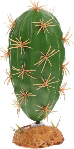 POPETPOP Cactus Terrarium Plant Reptile Plants Aquarium Plants Plastic Cactus Plant for Lizard Gecko Bearded Dragon Fish Tank Desert Reptile Decoration in Saudi Arabia