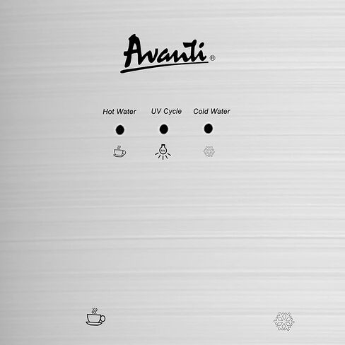 Avanti Bottom Loading Hot and Cold Water Dispenser with UV Disinfecting Light, in Stainless Steel (WDBMC810Q3S) in Saudi Arabia