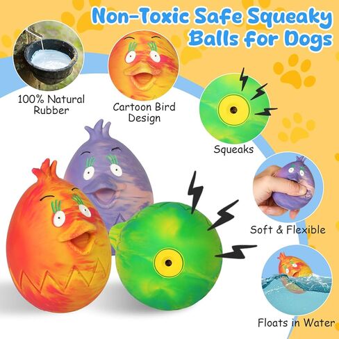 ألعاب مضغ للكلاب من نوغات للمضغ العدواني - ألعاب تسنين الجراء من المطاط الطبيعي - ألعاب تفاعلية للكلاب - لعبة كلب محشوة لوقت لعب ممتد، لعبة مضغ وجلب للسلالات الصغيرة المتوسطة (حليب-3 عبوات) in Kuwait