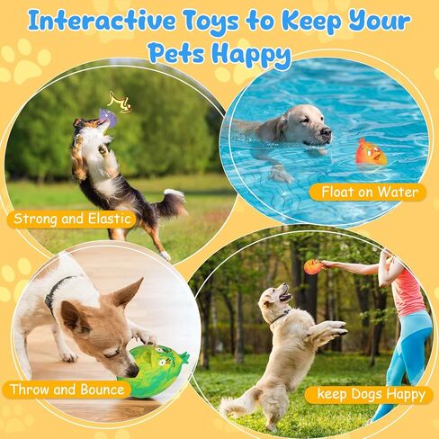ألعاب مضغ للكلاب من نوغات للمضغ العدواني - ألعاب تسنين الجراء من المطاط الطبيعي - ألعاب تفاعلية للكلاب - لعبة كلب محشوة لوقت لعب ممتد، لعبة مضغ وجلب للسلالات الصغيرة المتوسطة (حليب-3 عبوات) in Kuwait