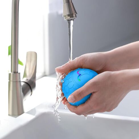 Smart Interactive Dog Ball Toy,Active Rolling Ball for Dogs with LED Flash Light,Moving Bouncing Dog Ball for Puppy/Small/Medium Dogs,Stimulating Exercise and Fun Pet Playtime in Kuwait