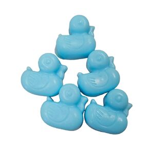 Rubber Duck Soap Baby Shower Favors - Scented Bedtime Bath Soaps Gender Reveal Party Pack of 25 (PINK)