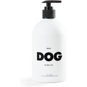 DOG by Dr. Lisa - Wash - Natural Dog Gentle Cleanser - for Baths, Showers - Plant-Based Essential Oils - Vegan - 16.9oz