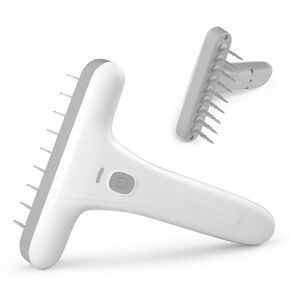 فرشاة فك تشابك شعر الحيوانات الأليفة الكهربائية من OWNPETS، فرشاة احترافية لإزالة تشابك شعر الحيوانات الأليفة، فرشاة فك تشابك شعر الكلاب والقطط بتيار مستمر، للحيوانات الأليفة ذات الشعر الطويل والمجعد والمطفأ اللمعة in Kuwait