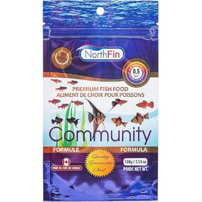 Northfin Fish Food Community Formula Slow Sinking Pellets (1mm 250g)