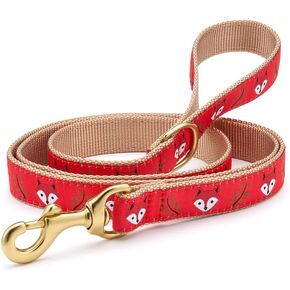 Up Country Foxy Pattern 5 Foot Dog Leash (5 Foot Leash, Narrow)
