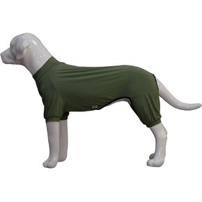 LoveLongLong Dog Jumpsuit with UV Protection and Quick-Dry Fabric for Spring Summer Pet Pajamas Pink L