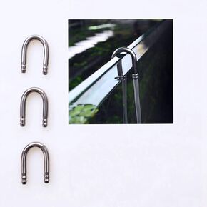 Aquarium Accessories 3 Pcs of U Type Tubes Air Pump Accessories CO2 System U-Shape Connector
