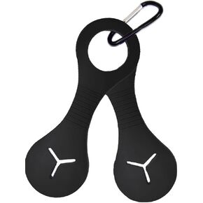 Dog Poop Bag Holder, Leash Waste Bag Holder Carrier, Hand Free 2 Pack (Black) in Kuwait