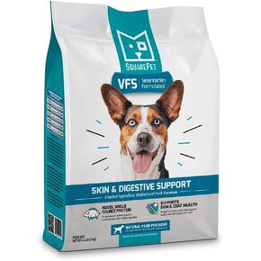 Veterinarian Formulated Solutions Hydrolyzed Protein Skin and Digestive Support Dry Dog Food, Help with Hot Spots, Itchiness Pork Flavor 22lbs