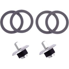 2 Packs Blender Coupling Stud Slinger Pin Kit, 4Pcs Silicone Rubber Sealing Ring Gaskets, Premium Blender O-Ring and Square Drive Pin Stud, Compatible with Oster and Osterizer Blender