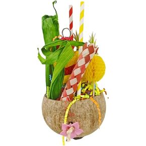Bird Toys Parrot Toys Chewing Shredding Foraging Coconut Shell Toys for Conure Cockatiel Budgies Parakeet Sun Conure African Grey Caique Quaker Small Cockatoo Mini Macaw