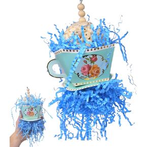 Bonka Bird Toys 2441 Pink Sola Teacup 8" High by 4" Wide Medium Parrot Chew Cage Toy, Conures, Ringneck, Quakers, and Similar