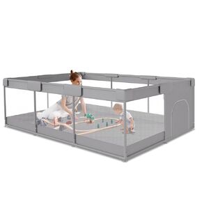 Baby Playpen 74"x50" Play Pens for Babies and Toddlers, Large Play Yards for Indoor & Outdoor