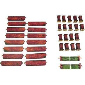 WW2 Normandy Wall with Gate (Low) HDF Prepainted Terrain