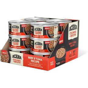 ACANA Chunks in Broth Beef & Tuna Recipe, 3oz