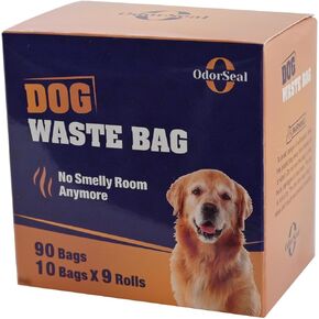 Dog Poop Bags for Dog Waste-90 Bags, 100% Smell Proof