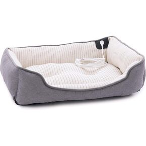 Grounding Pet Bed for Dogs and Cats, Grounded Earth Connected Bed with Conductive Silver Fiber. Size Small-20''x15'' with 15 ft Grounding Cord. May Help Lower Inflammation, Reduce Pain, Ease Anxiety.