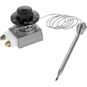 RX-2-24 Thermostat for Deep Fryer, Minivolt Thermostat Control for Fryer 3/8" Mpt Stuff Box Compatible with ADCRAFT Parts Fits Gas Fryer Adcraft Atosa 301030004 Robertshaw 5300-402 200-400F