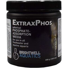 Brightwell Aquatics ExtraxPhos - Phosphate Removal Media for Marine Saltwater and Freshwater Aquariums 300-g