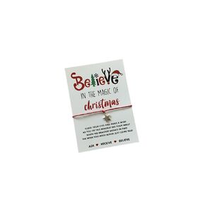 Believe wish bracelet | Believe in the magic of Christmas gift | Stocking filler | Christmas bracelet | Scecret santa gift