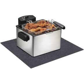 Deep Fryer Mat,For floor surface/Absorbent mat Lightweight Washable Floor Mat，Under the Deep Fryer Mat，Multifunctional home appliance mat，back Non-slip (24inches x 30inches)