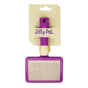 Pivoting Slicker Brush, Brush Head Moves, Soft Pin Slicker, Protects Skin, Prevents Irritation, Effortless Brushing of Shedding Dogs, Detangles and Desheds