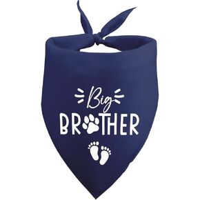 Big Brother Dog Bandanas Big Brother Bandana for Dog Baby Announcement Dog Bandana Gender Reveal Navy Dog Bandana Photo Prop Pet Accessories for Dog Lovers Owner Gift