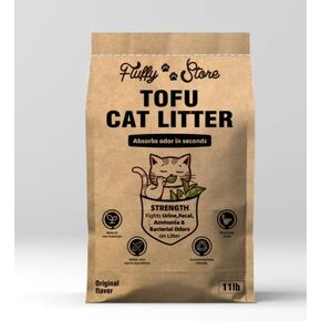 Tofu Cat Litter- 4 in 1 Mixed Cat Litter Clumping Cat Litter, Odor Control, Flushable Litter and Dust Free-Fluffy Paws Store