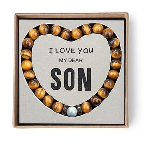 Gifts for Kids Son Teen Boys Birthday Gifts Teenage Cards 5 6 7 8 9 10 12 Year Old School Classroom Beaded Bracelets Personalized Graduation Valentines Day Christmas Stocking Stuffers Easter
