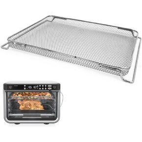 Air Fryer Oven Basket, Replacement Stainless Steel Baking Trays for Ninja Foodi DT201 DT251 10-in-1 Smart XL Air Fryer Oven, Mesh Dehydrating Basket Accessories