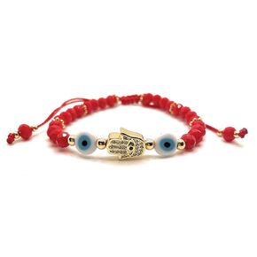 Hamsa Bracelet, Amulet Bracelet, Evil Eye Bracelet, Protective Bracelet Red String Bracelet, Adjustable Bracelet, La Mano de Fatima Medal, Hamsa Hand Medal, Good Luck Bracelet, Fatima Hand Bracelet.