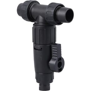 HEEPDD 3 Way Aquarium Valve, Adjustable T Hose Connector Water Control Compatible with 16/22 Hose for Easy Water Changes