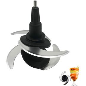 4 Point Blender Blade Replacement Parts For Ninja 64OZ 72OZ Food Processor Bowl Chopping Blade 319KKU770 Compatible With Ninja 8-Cup 9-Cup Pitcher CT682SP BL681A BL682 BL770 BL770 BL772 BL910