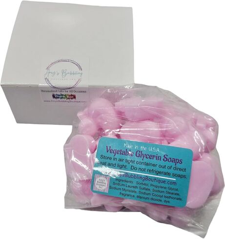 Rubber Duck Soap Baby Shower Favors - Scented Bedtime Bath Soaps Gender Reveal Party Pack of 25 (PINK) in Saudi Arabia
