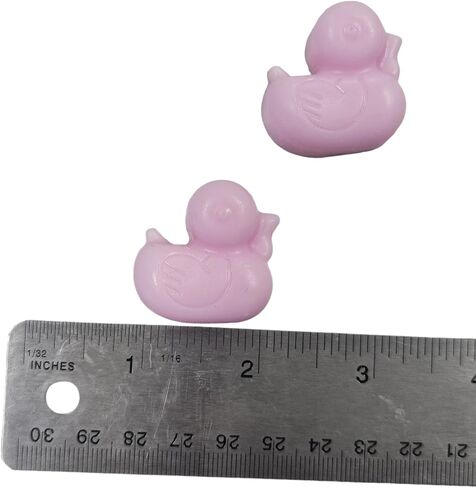 Rubber Duck Soap Baby Shower Favors - Scented Bedtime Bath Soaps Gender Reveal Party Pack of 25 (PINK) in Saudi Arabia