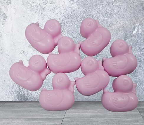 Rubber Duck Soap Baby Shower Favors - Scented Bedtime Bath Soaps Gender Reveal Party Pack of 25 (PINK) in Saudi Arabia