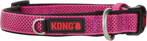 KONG Comfort Neoprene Padded Dog Collar offered by Barker Brands Inc. (Medium, Blue) in Saudi Arabia