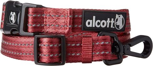alcott Weekender Leash with Reflective Stitching & Neoprene Padding, Adjusts 3' to 5' Long, Green in Saudi Arabia