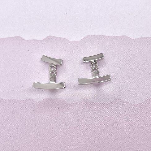 سترة أذن بقضيب مزدوج من الفضة الإسترليني عيار 925 in Kuwait