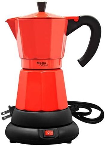 MCGN600PRGB Electric Coffee Maker, 6 cups, Red in Saudi Arabia