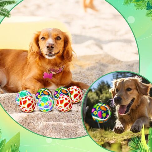 36 Pcs Summer Dog Tennis Balls 2.5 Inches Toy Ball for Small Medium Large Dogs Durable Teething Chew Toys for Aggressive Dogs Exercise Training Catching, 3 Styles in Saudi Arabia