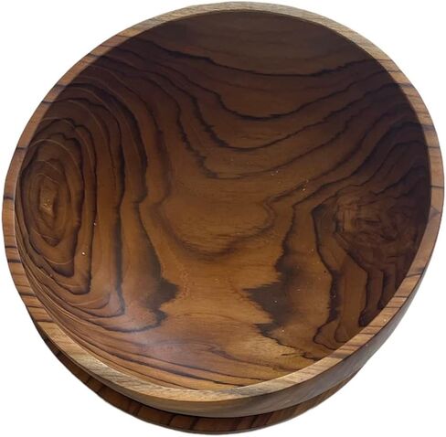 eco friendly, healthy Natural teak Wooden Bowls Hand-Carved Dip Tray Bowl Ideal for Appetizers, Dips, Sauce, Nuts, Olives, Seeds, Desserts made by Balinese artisans (open, Small) in Saudi Arabia