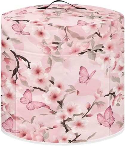 Butterfly Air Fryer Cover Pink Kitchen Appliance Covers with Handle and Side Accessory Pouch Portable Fits Most Pressure Cookers Rice Cookers Holiday Gifts in Saudi Arabia