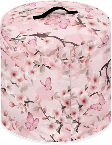 Butterfly Air Fryer Cover Pink Kitchen Appliance Covers with Handle and Side Accessory Pouch Portable Fits Most Pressure Cookers Rice Cookers Holiday Gifts in Saudi Arabia