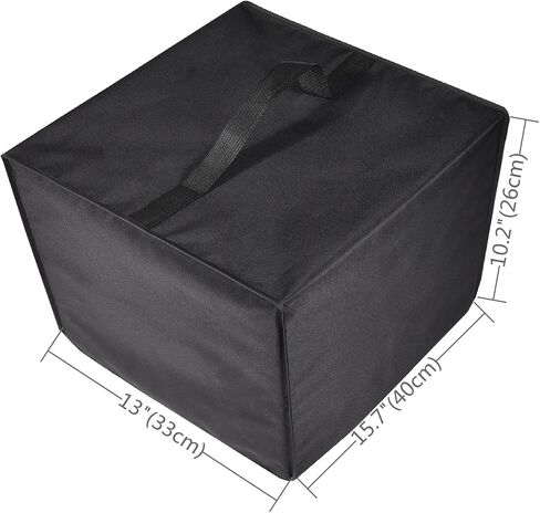 Air Fryer Dust Cover Heat-Resistant Waterproof Protective Cover Nylon Fabric Air Fryer Cover for Ninja Air Fryer Pro AF141 4-in-1 with 5 QT Capacity (Black) in Kuwait