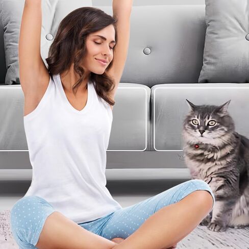 20 عبوة من واقي الأثاث المضاد للخدش للقطط، واقيات زوايا الأريكة للقطط، مانع خدش القطط الشفاف للأثاث، واقي أريكة القطط ذاتي اللصق لجدران الأبواب (17 × 12 + 17 × 6) in Kuwait